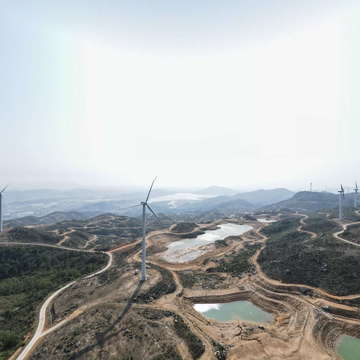 隆文老村风车山