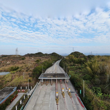 高速路口全景图