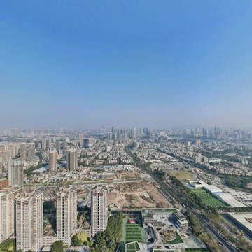 浣花里高空全景视野