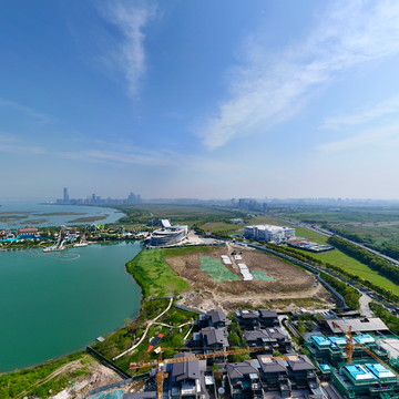 湖亭望月100米视角