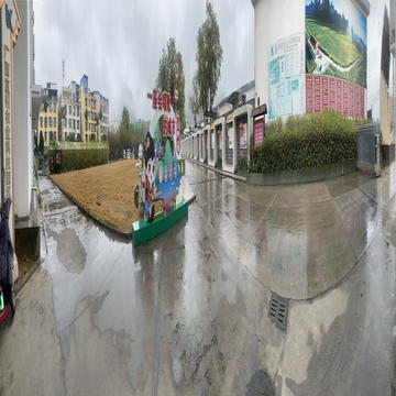 嘉联丝绸有限公司厂区景色