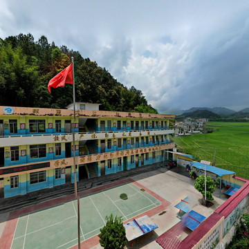 广平镇河口小学全景