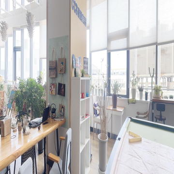 多肉时光植物主题咖啡厅。