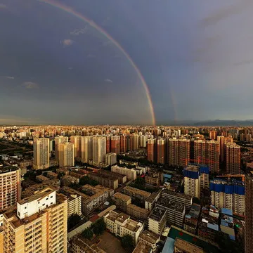 西安雨后彩虹（2020.6.30）