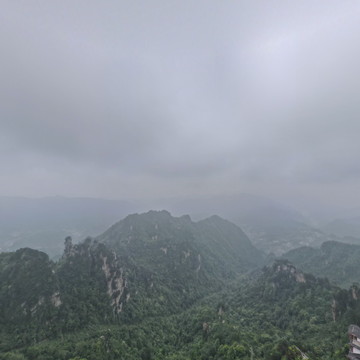 张家界核心景区之天子山索道上站