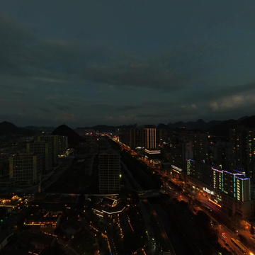 水城夜景，古镇风情