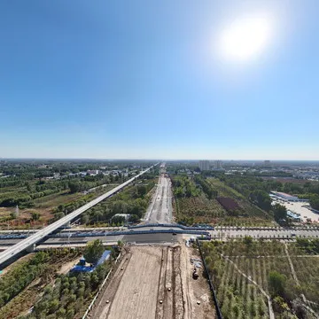 雄鄚路全景(东西安各庄村)