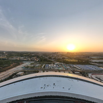 洛阳奥体中心全景鸟瞰