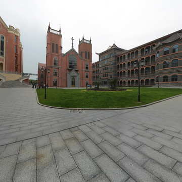 川影图书馆广场