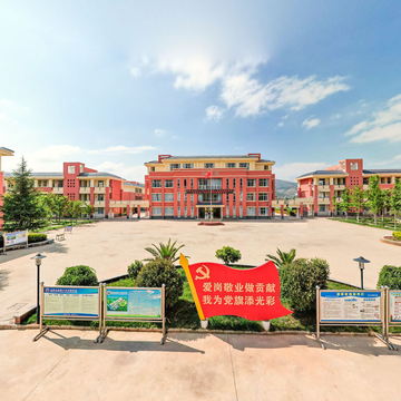 会泽县中河学校&mdash;&mdash;大门