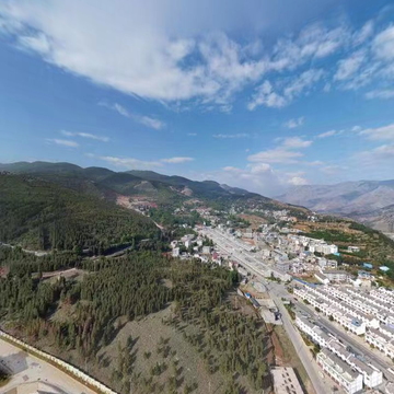 会泽县实验高中大成中学-鸟瞰图