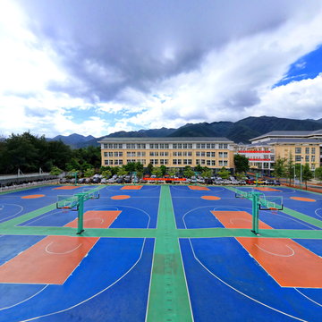会泽县茚旺高级中学-篮球场