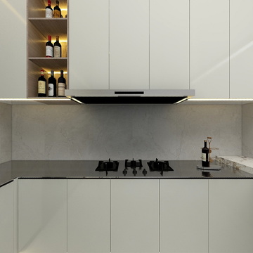 翠湖公馆 不锈钢厨房设计案例- MeeseDesign 米斯