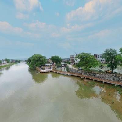 黄陂下坝河堤VR全景