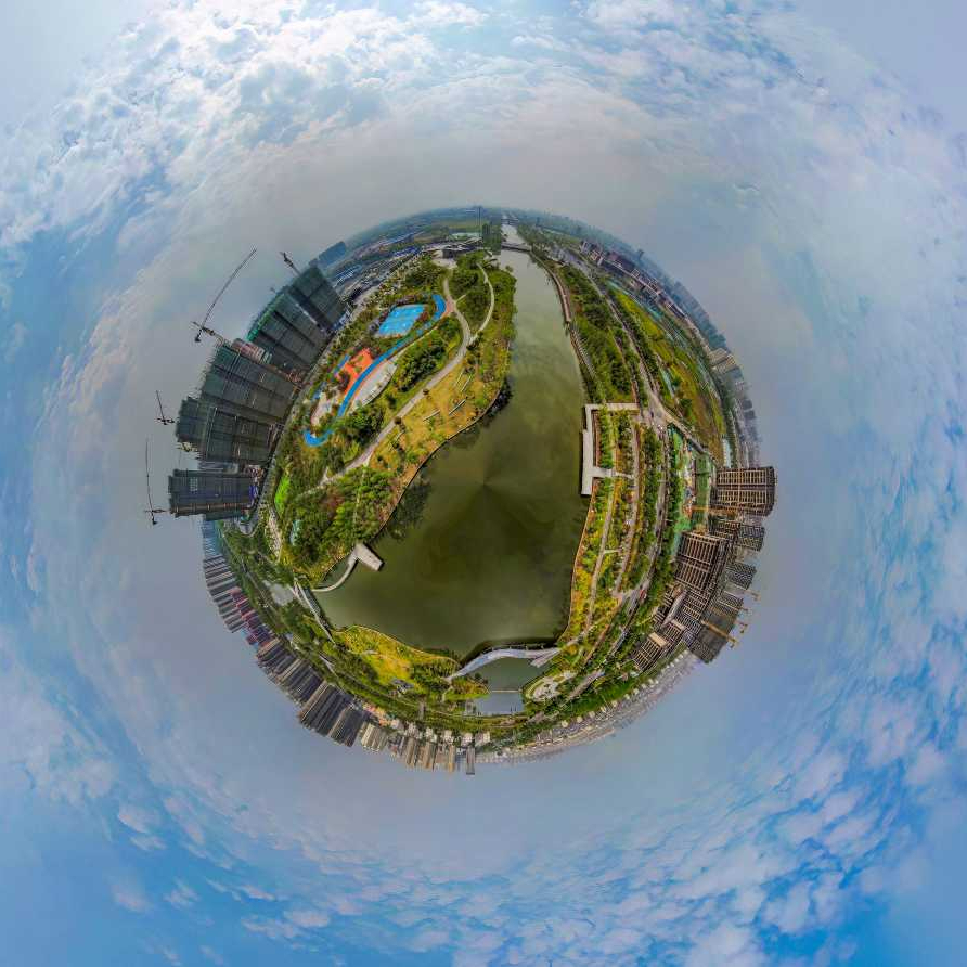 【VR宿迁】运河风光带-虞姬公园