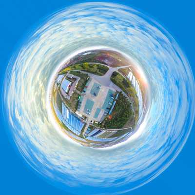 全景航拍麻岭生态园