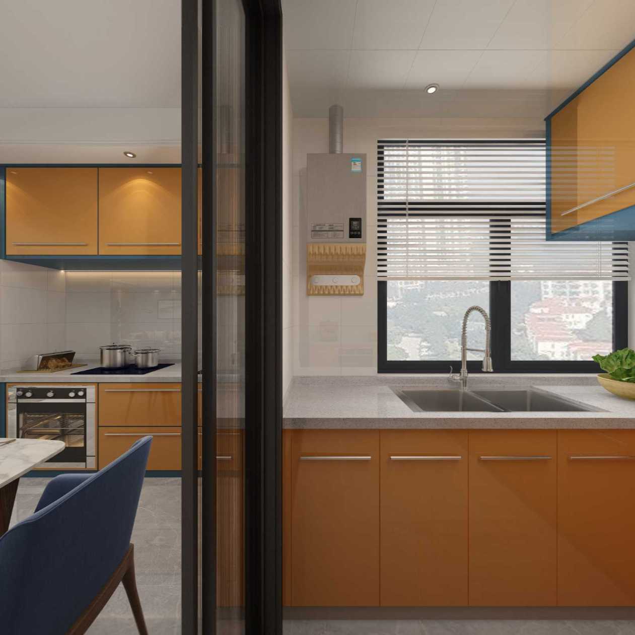 中式厨房门边z-全景_11-07-黑