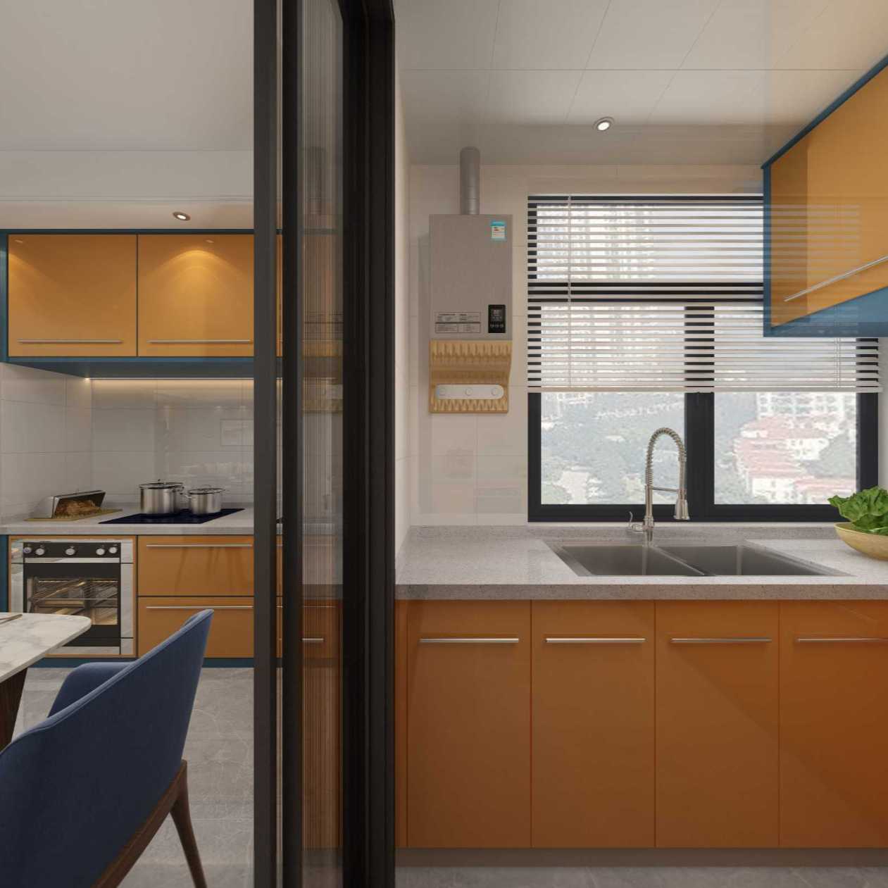 中式厨房门边z新-银色-1107